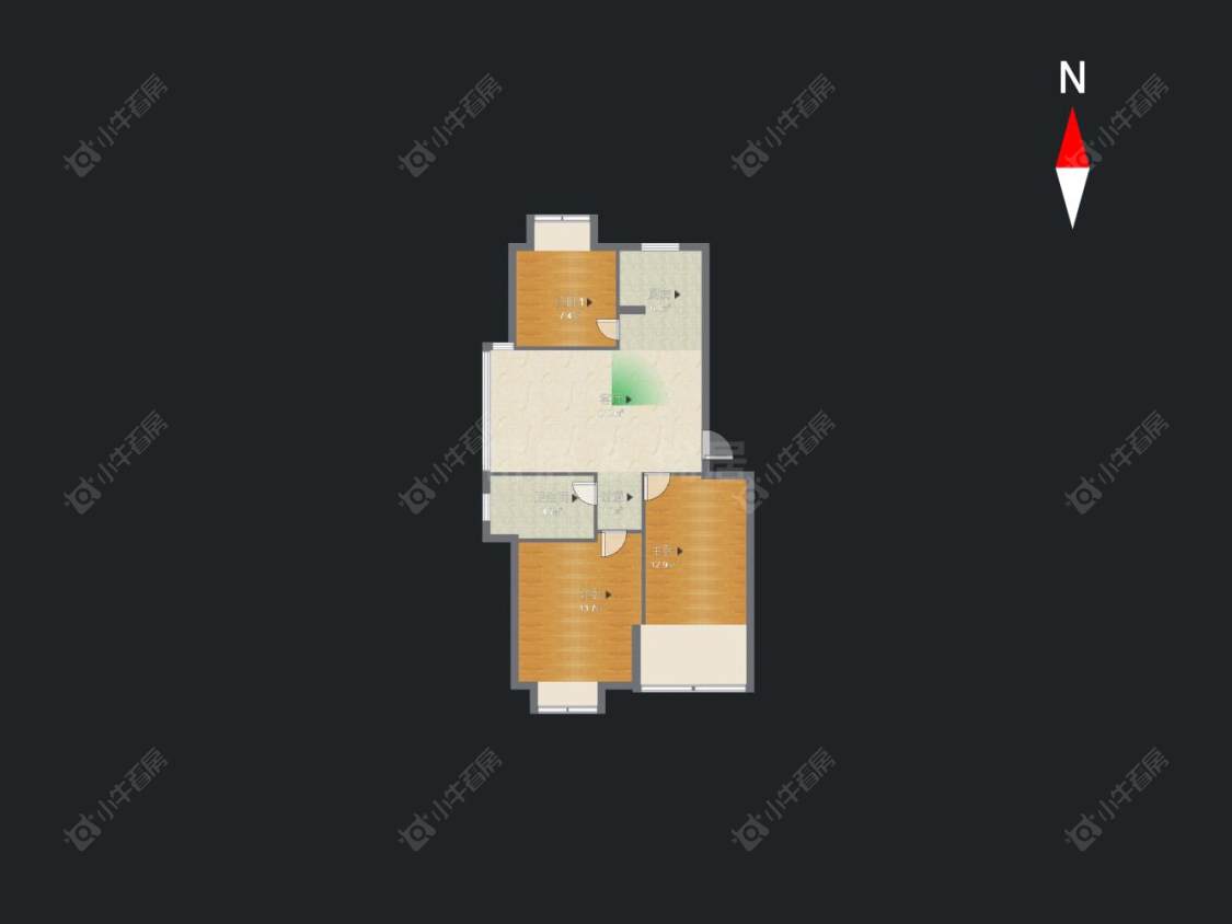 常州陈渡新苑在售二手房源户型图_小牛看房