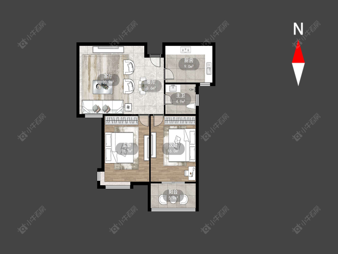 太湖明珠苑西苑房源户型图 常州太湖明珠苑西苑在售二手房源户型图_小牛看房