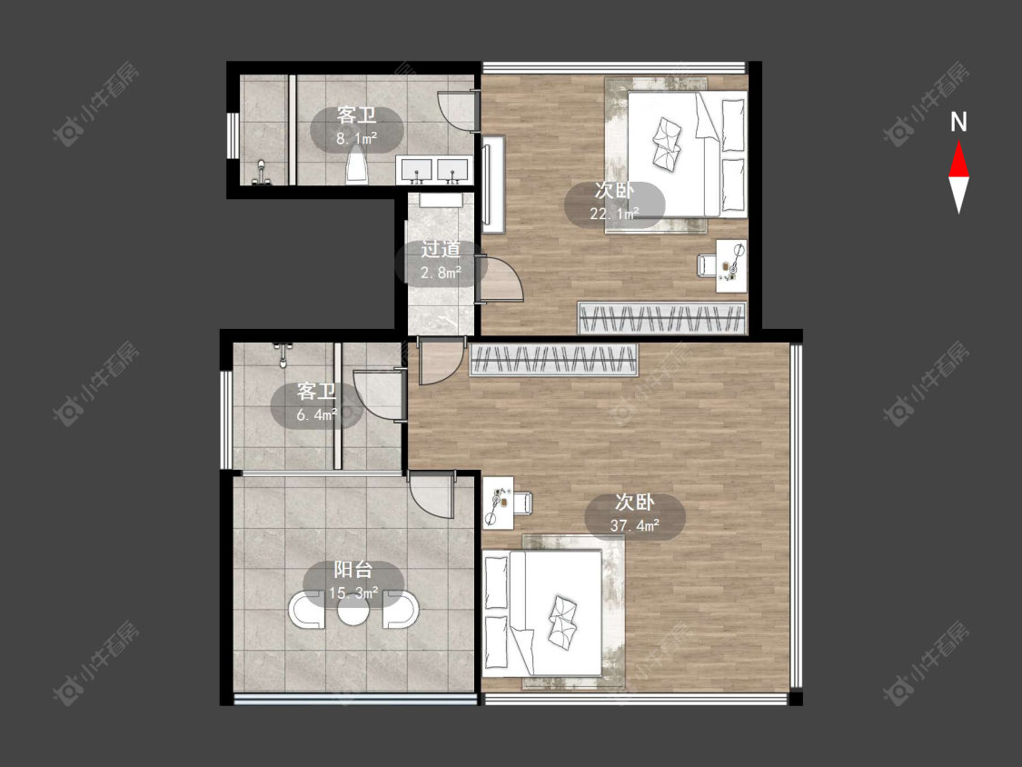常州美池度假村在售二手房源户型图_小牛看房