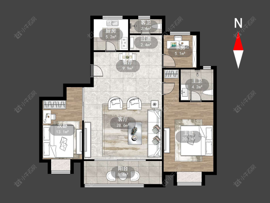 路劲雅居乐城市万象房源户型图 常州路劲雅居乐城市万象在售二手房源户型图_小牛看房