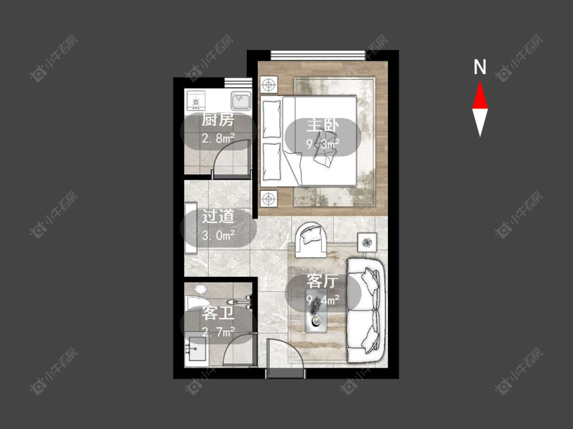金百国际房源户型图 常州金百国际在售二手房源户型图_小牛看房