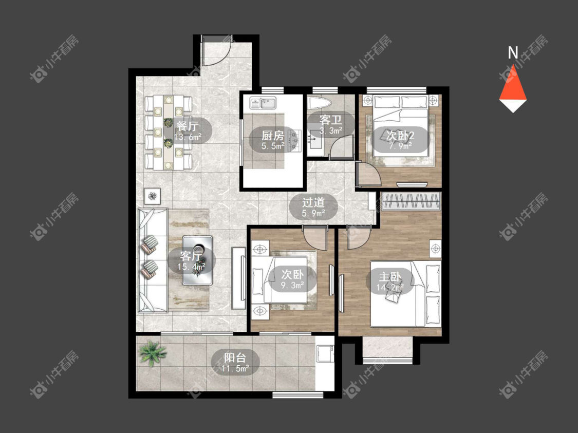 常州常发珑玥在租房源_小牛看房