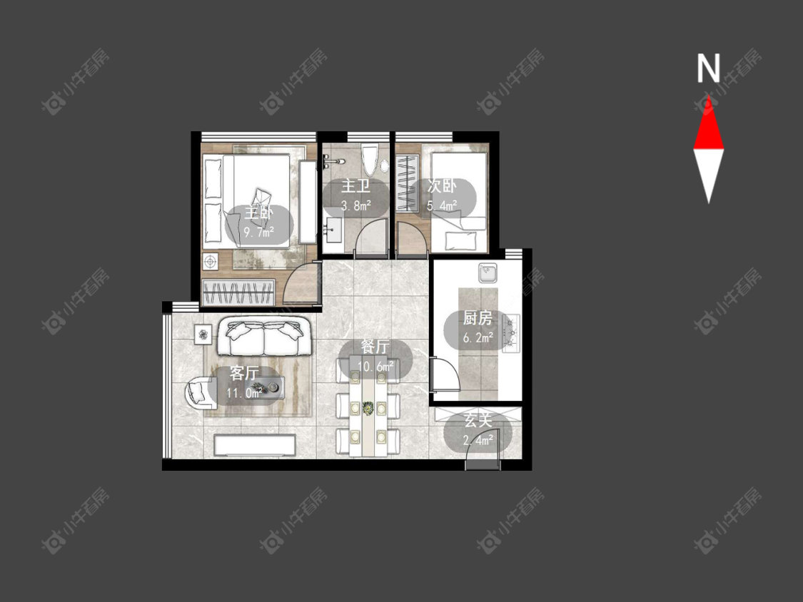 金百国际房源户型图 常州金百国际在售二手房源户型图_小牛看房