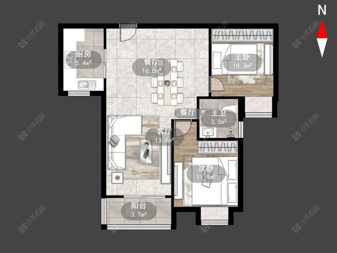 运河天地房源户型图 常州运河天地在售二手房源户型图_小牛看房