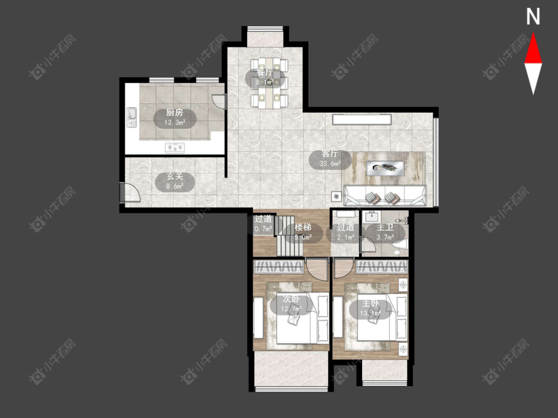 常州香江华廷花园在售二手房源户型图_小牛看房