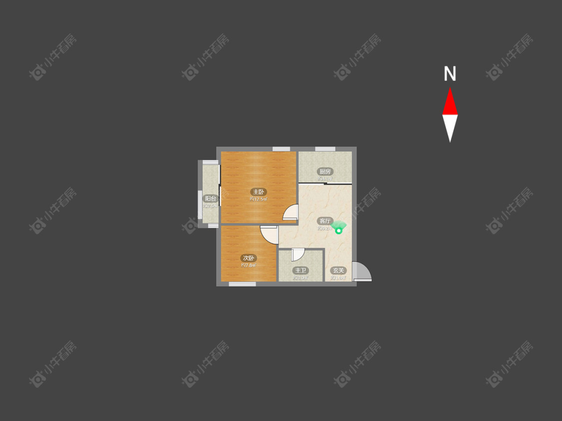 常州晋陵北苑在售二手房源户型图_小牛看房