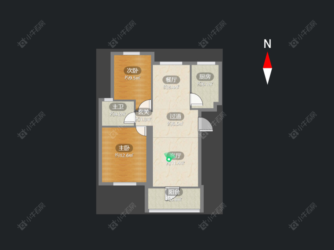 常州顺园三村在售二手房源户型图_小牛看房