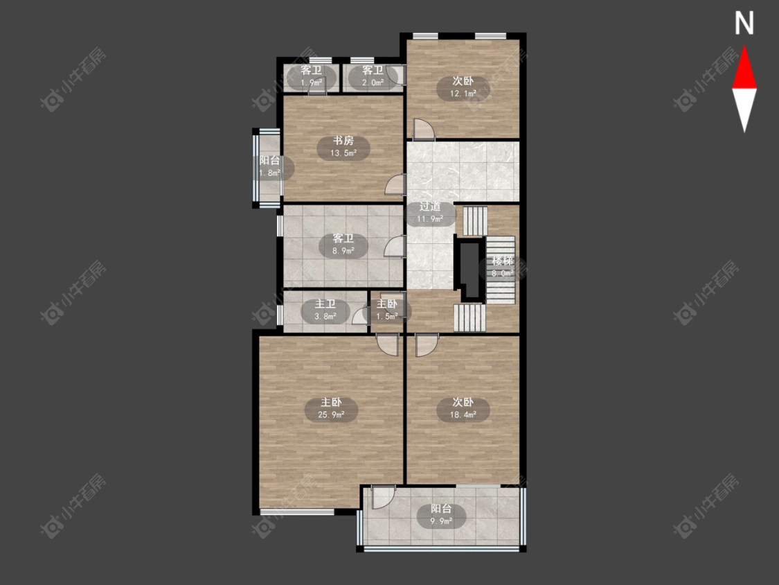 常州巨凝金水岸在售二手房源户型图_小牛看房