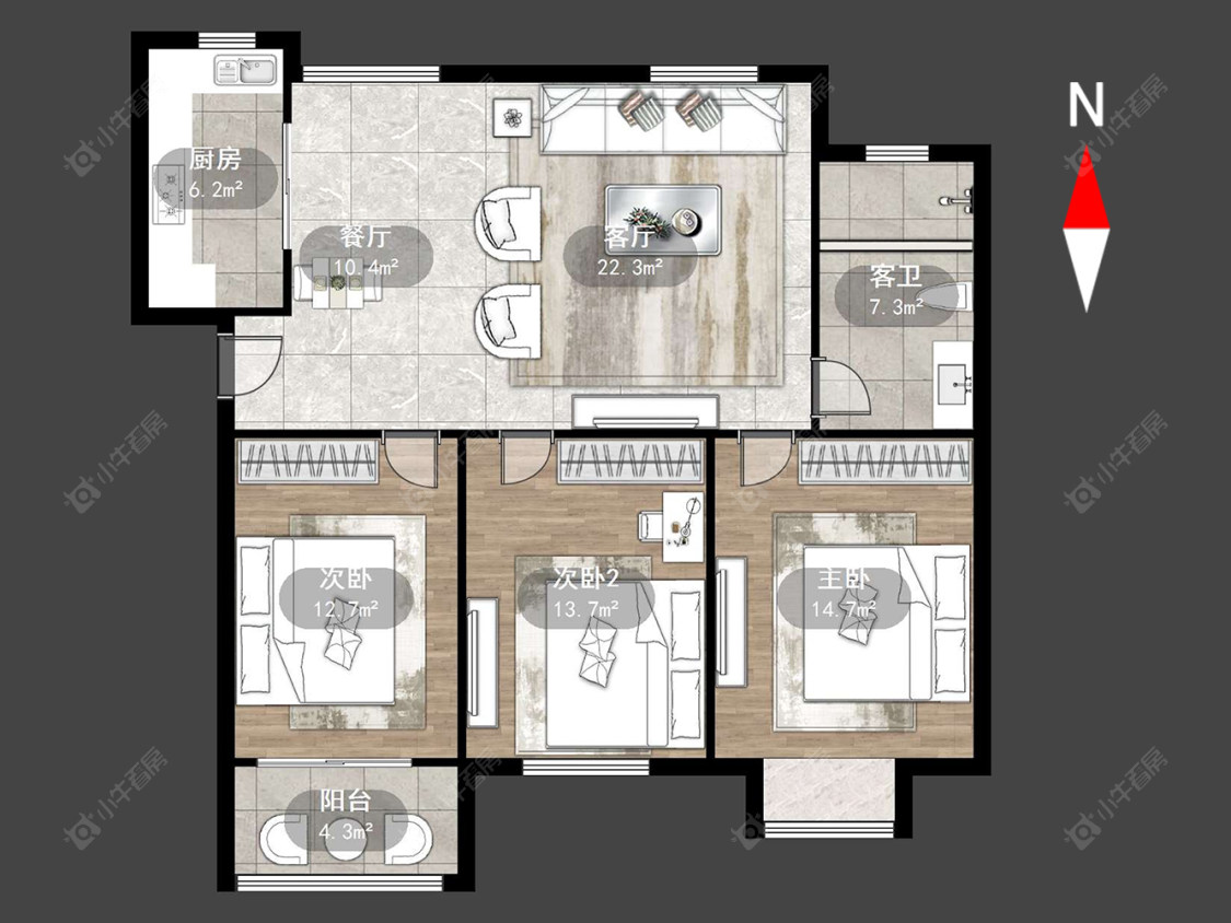 长青名苑房源户型图 常州长青名苑在售二手房源户型图_小牛看房