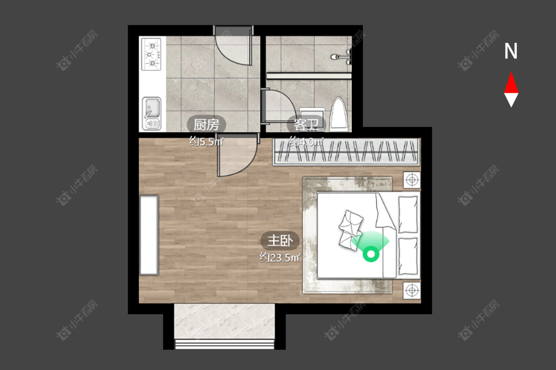 常州恒大翡翠华庭在售二手房房源户型图_小牛看房