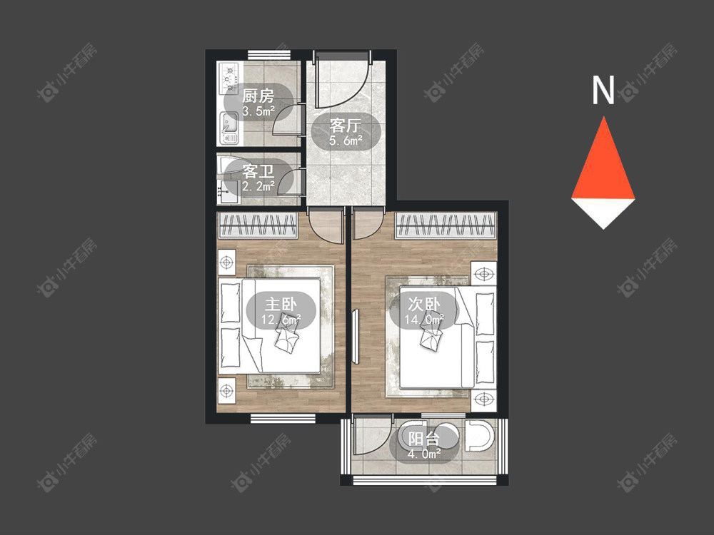 常州花园新村（钟楼）在售二手房源户型图_小牛看房