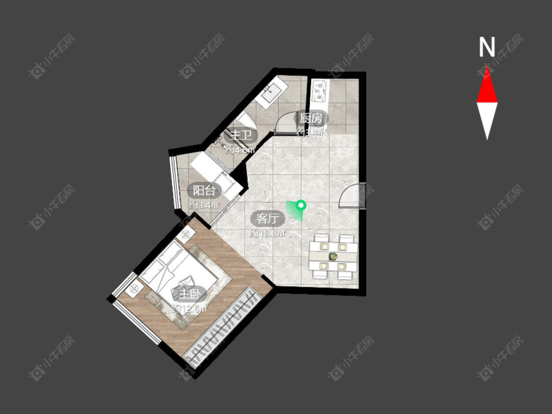 侨光苑房源户型图 常州侨光苑在售二手房源户型图_小牛看房