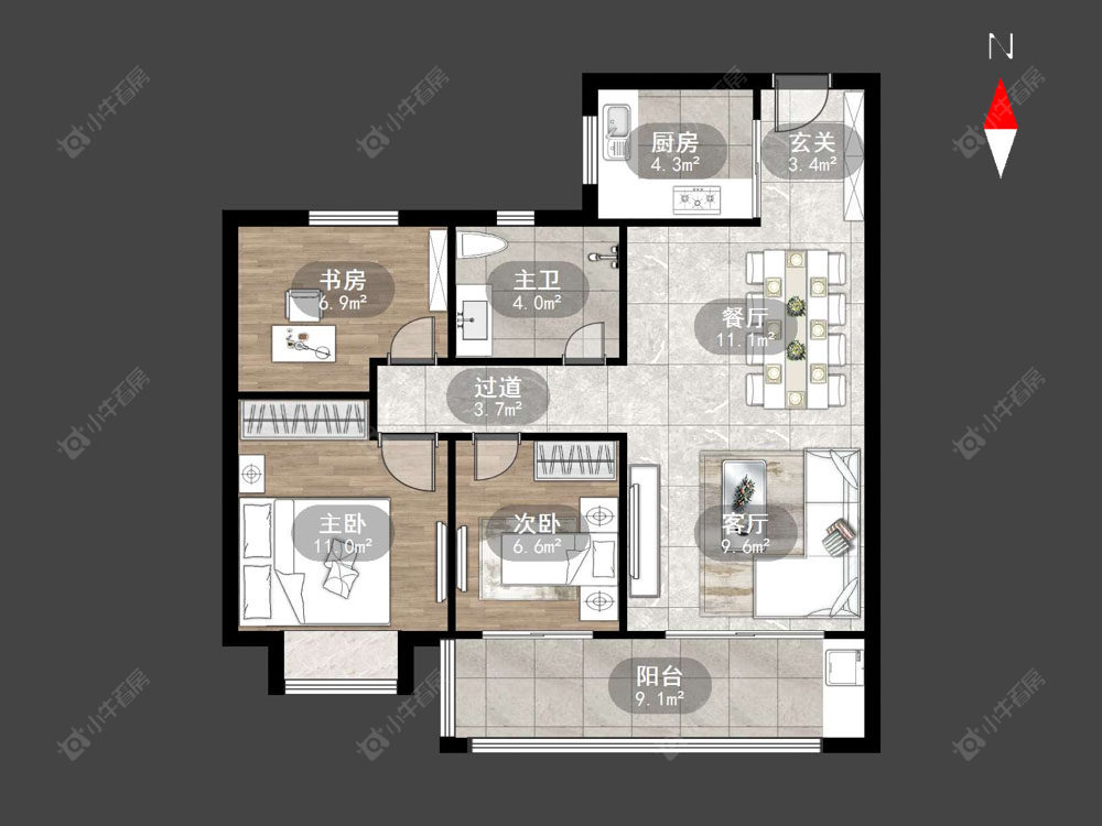 碧桂园壹号天禧房源户型图 常州碧桂园壹号天禧在售二手房源户型图_小牛看房