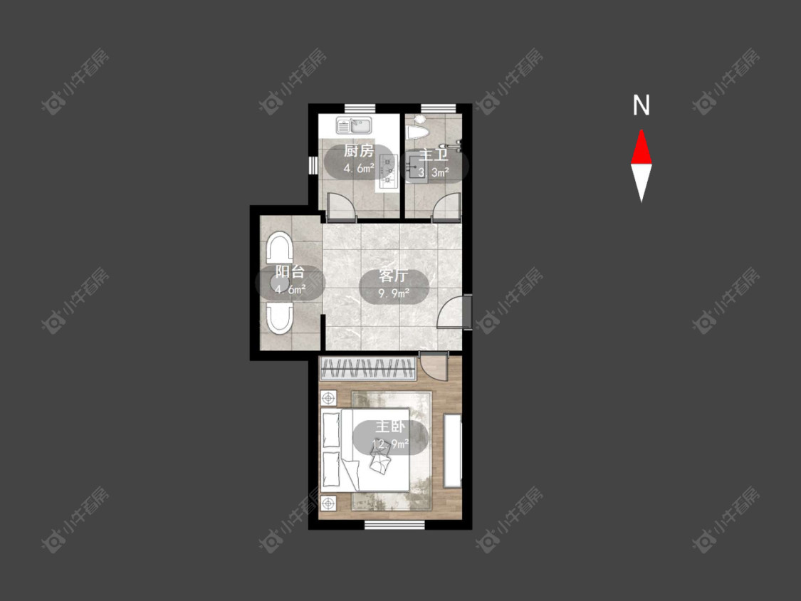 常州兰翔新村在售二手房源户型图_小牛看房