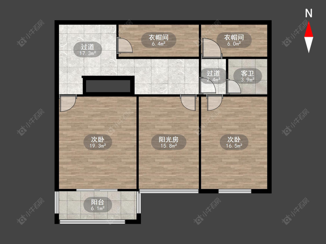 常州宋剑湖家园在售二手房源户型图_小牛看房