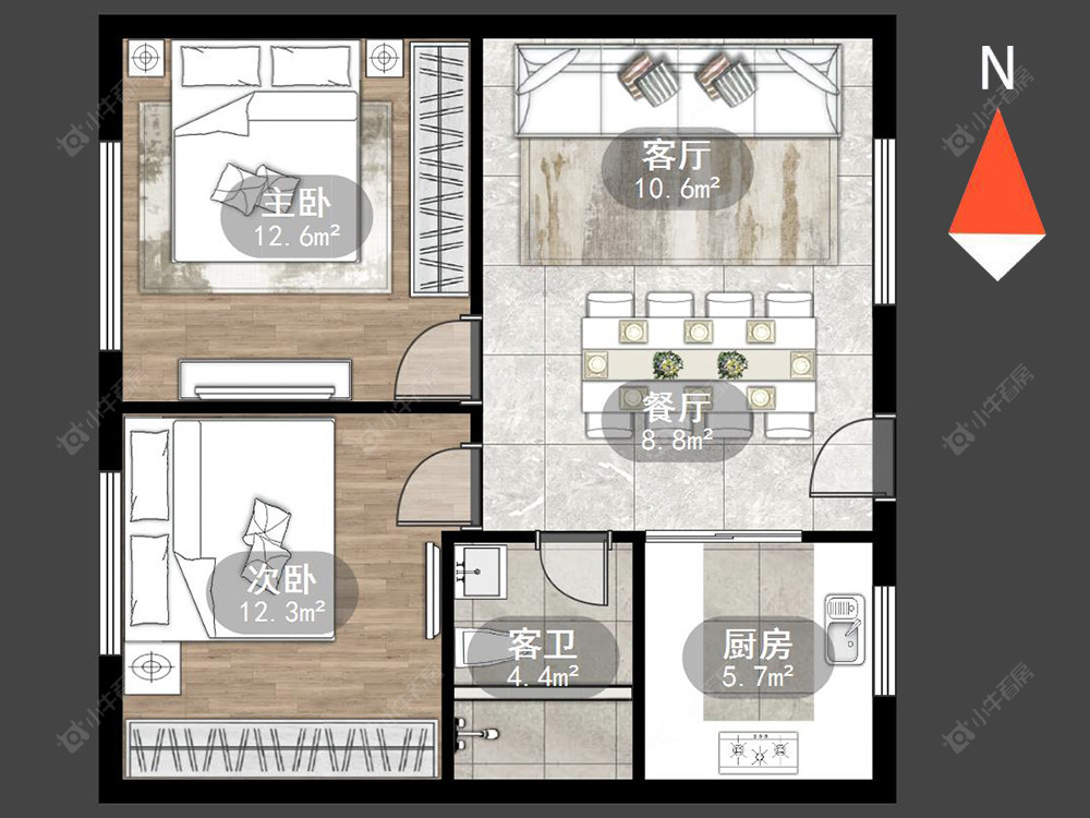 常州长三角模具城在售二手房房源户型图_小牛看房