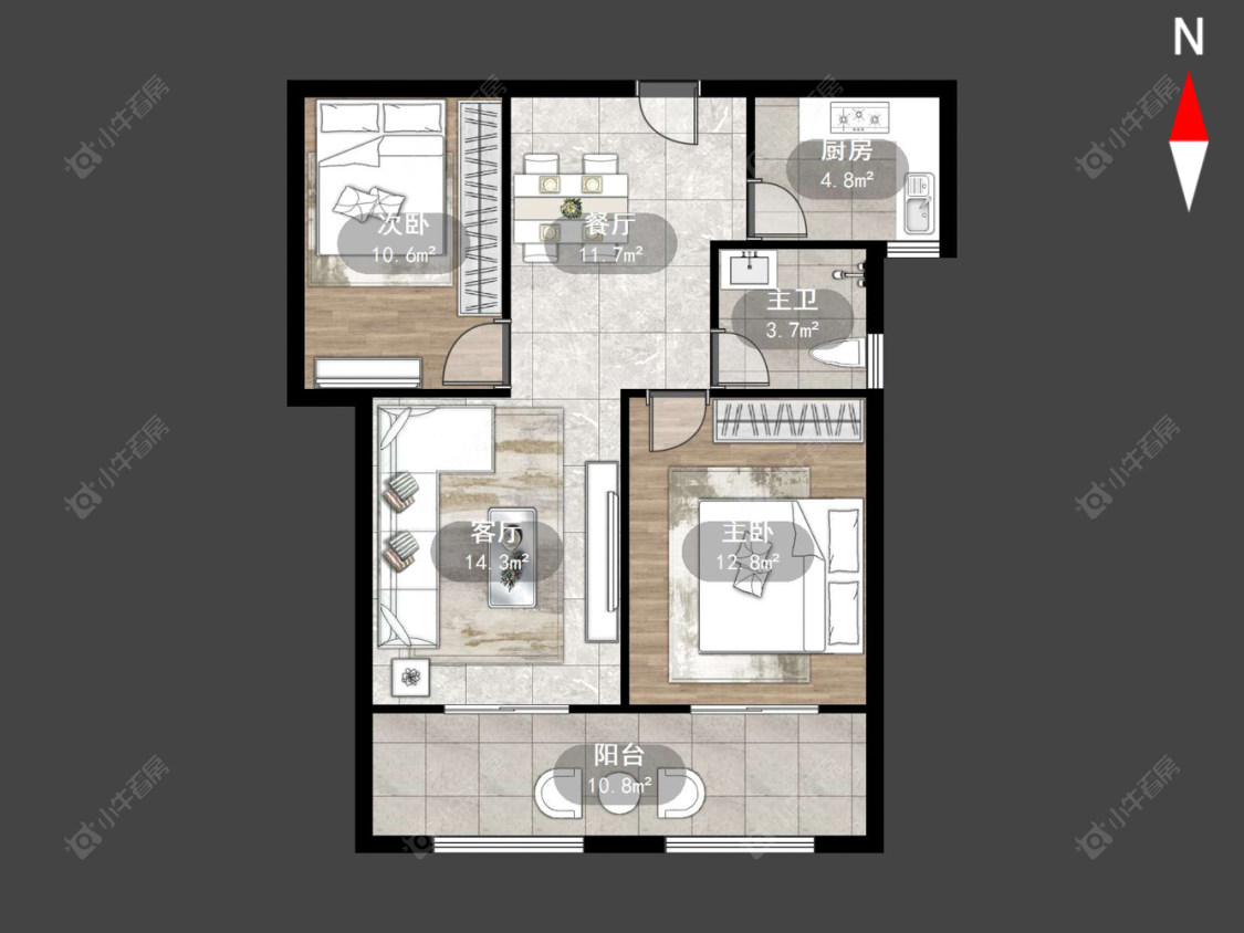 凯悦中心房源户型图 常州凯悦中心在售二手房源户型图_小牛看房