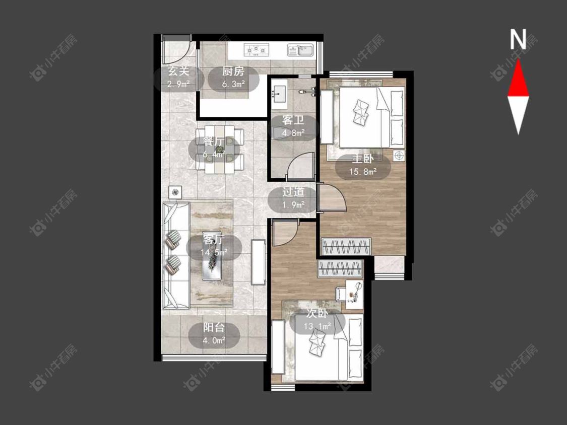 常州御城在售二手房源_小牛看房