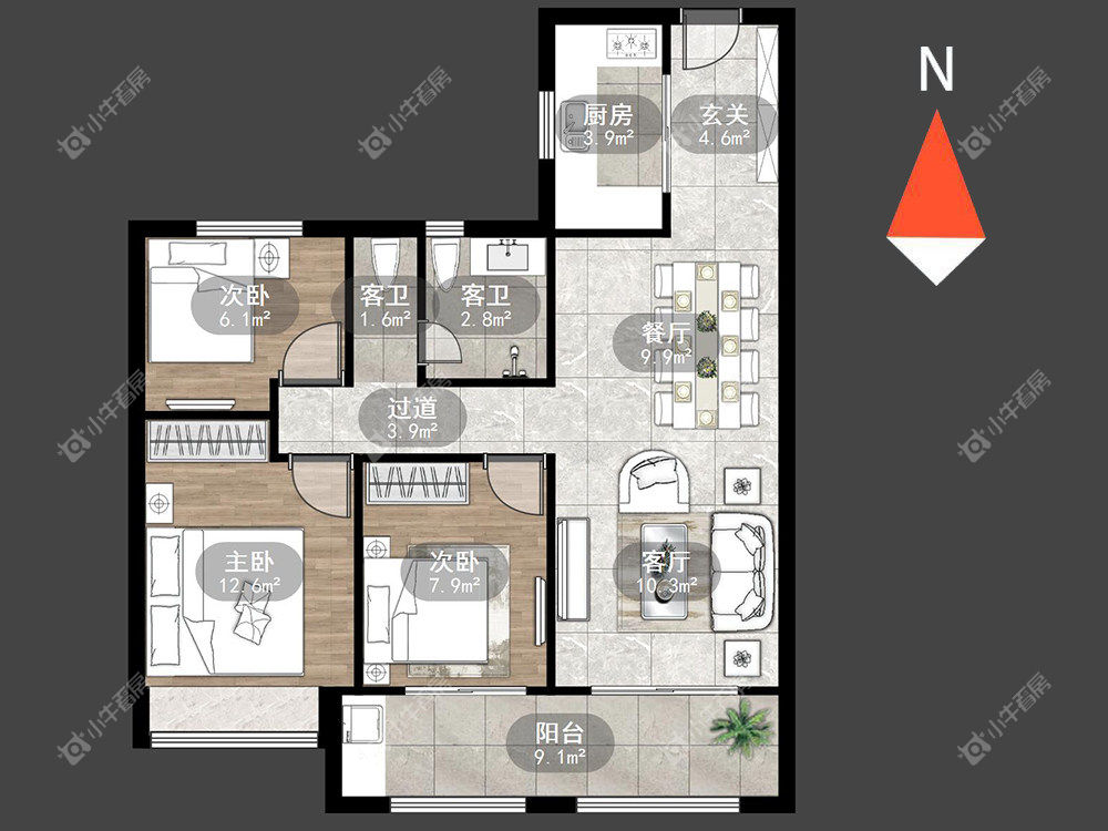 常州新城华宇悦隽公馆在租房源_小牛看房