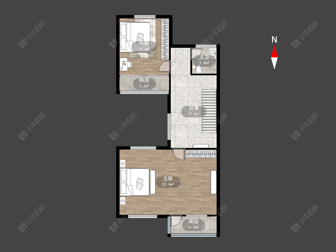 常州半岛珑庭别墅区在售二手房源户型图_小牛看房