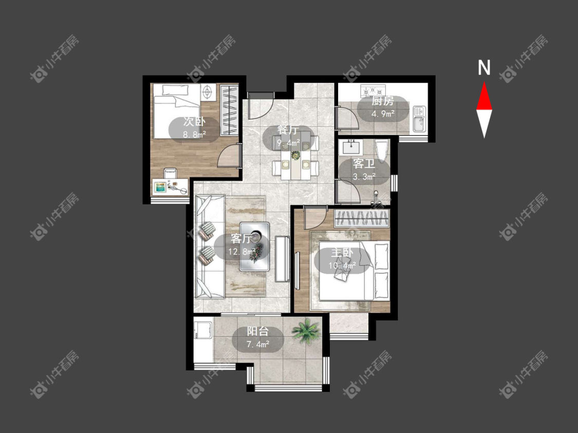 常州深业华府在租房源_小牛看房