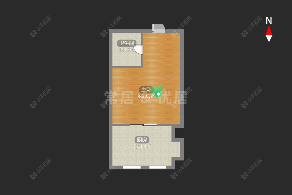 常州吾悦广场悦+公寓租房_吾悦广场悦+公寓1室1厅房源出租