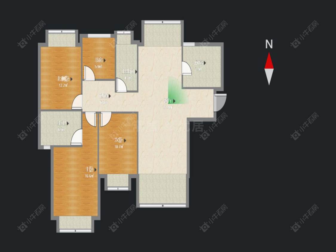 雅居乐星河湾房源户型图 常州雅居乐星河湾在售二手房源户型图_小牛看房