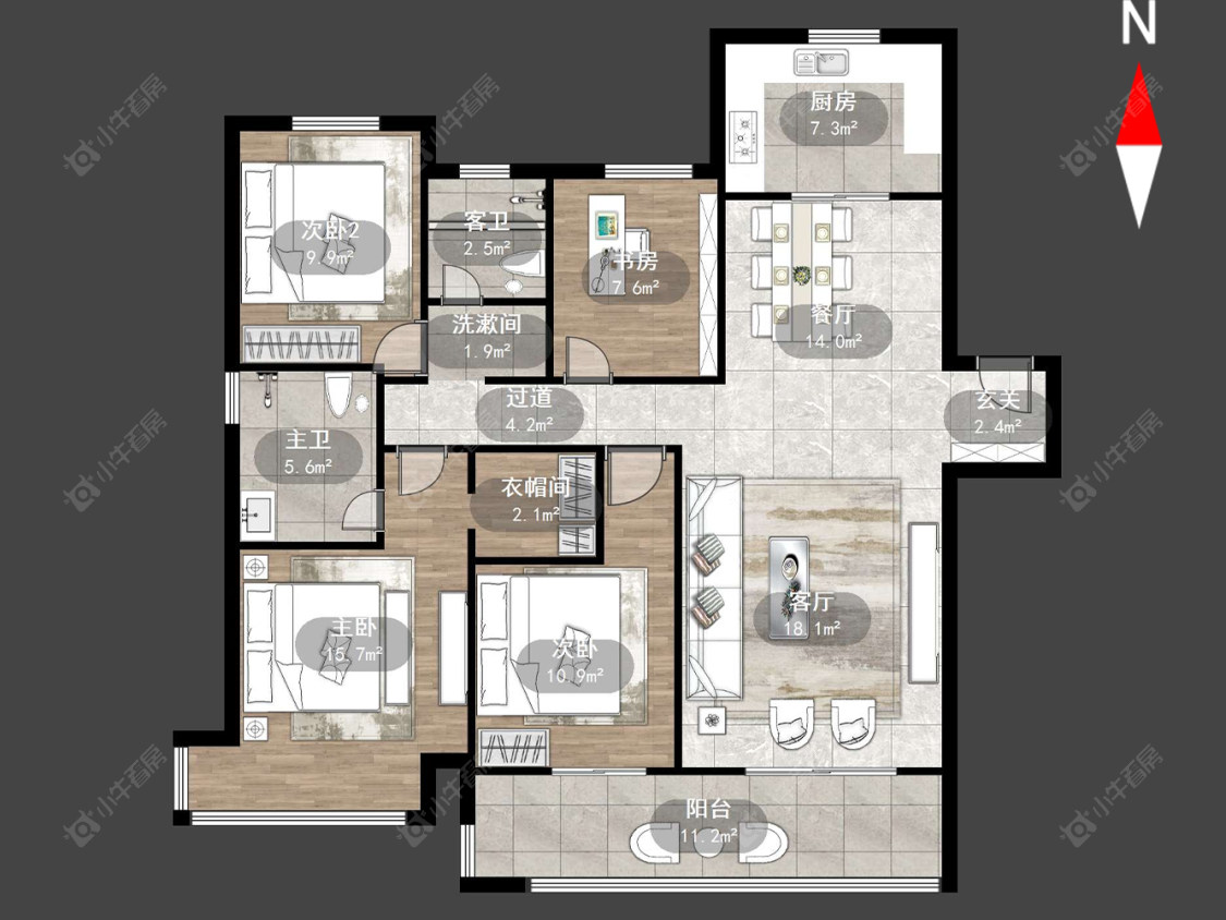 吾悦广场(天宁)房源户型图 常州吾悦广场(天宁)在售二手房源户型图_小牛看房
