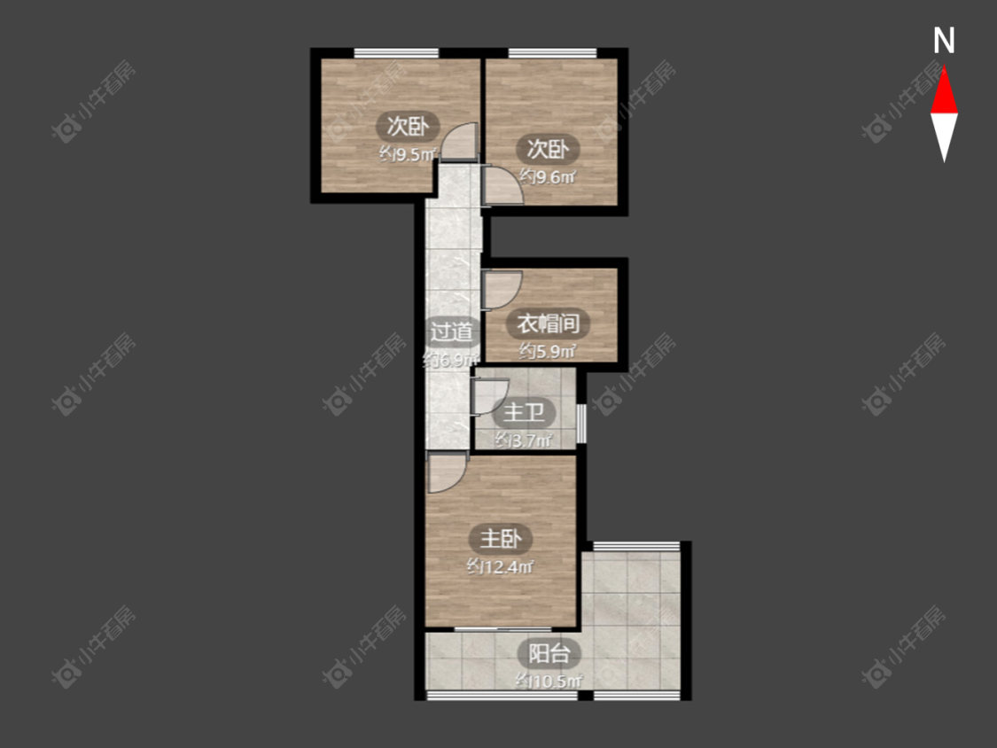 常州时代锦苑在售二手房房源户型图_小牛看房